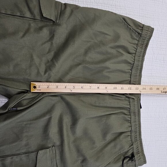 Brooklyn Cloth Cargo Jogger Men's XL (36x32) Army Green Drawstring NWT Stretch - Picture 6 of 16